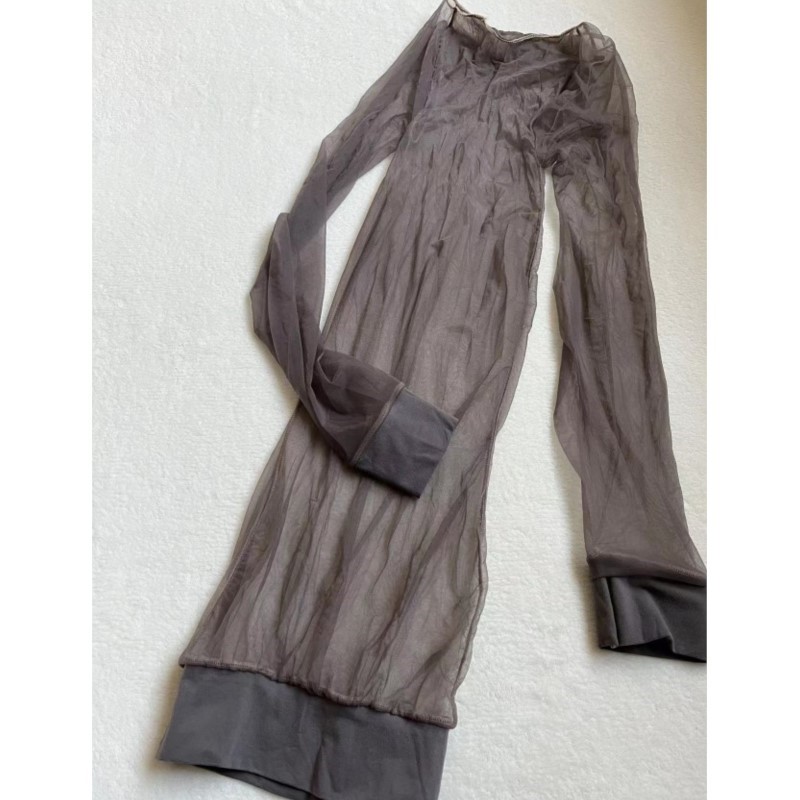 Bodystocking Transparan Halus  - Sexy Mesh Sheer Bodycon Dress ulasan dan harga