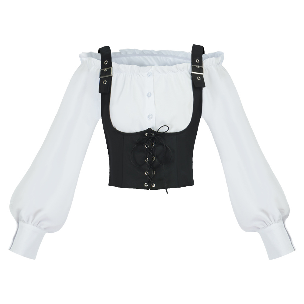 Blus wanita bergaya retro Bara - Blouses ulasan dan harga